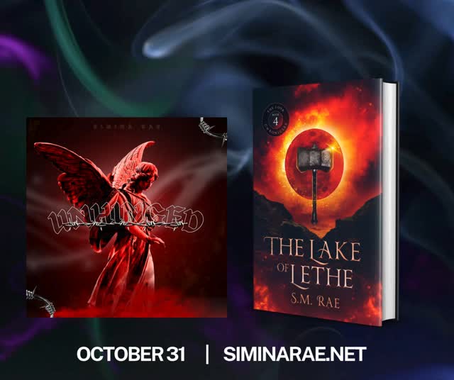 🎧 Turn your sound on; you're gonna want to hear this.⁠
⁠
Book 4 of The Lova Chronicles, The Lake of Lethe, launches at the end of this month. But - in a stroke of genius - I decided to release this companion track too, Unhinged, which connects to the story in more ways than one. I'm offering an exclusive digital experience pack to members of my newsletter that includes both the track and the novel.⁠
⁠
Sign up at siminarae.net⁠
⁠
See you there ☀️🌻⁠
⁠
#bookish #booklover #bookstagram #bookworm #fantasy #fantasybooks #epicfantasy #siminarae #darkfantasy