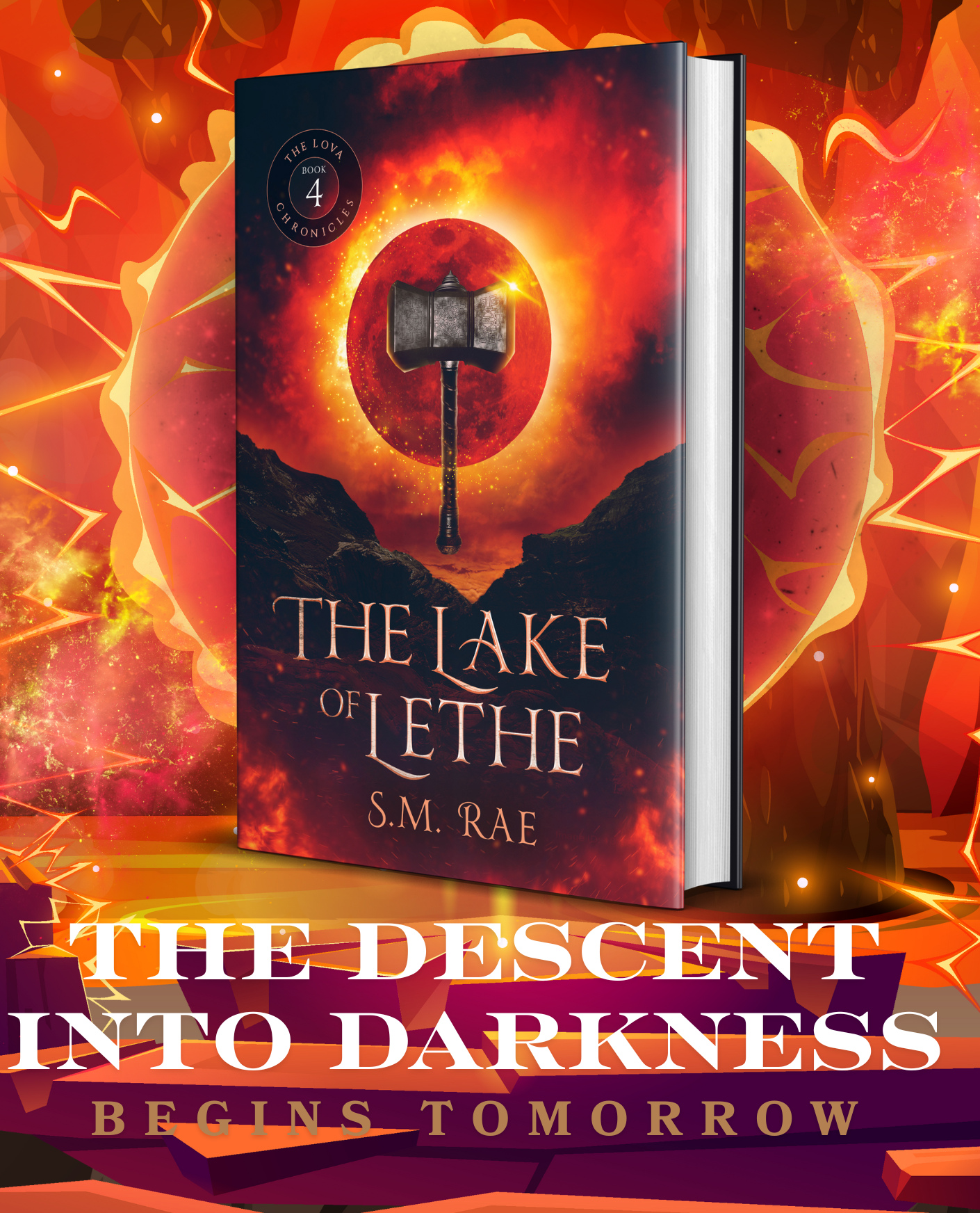 🔥 The descent begins tomorrow. 🔥⁠
The gods are fading. The realms are fracturing. And the twins must walk through the veil of death itself to stop a war that could unmake the world.⁠
⁠
💀 The Lake of Lethe — Book 4 of The Lova Chronicles — arrives tomorrow in ebook and paperback.⁠
⁠
✨ Preorder or learn more at siminarae.net⁠
⁠
#siminarae #thelovachronicles #fantasybooks #fantasylovers #epicfantasy #darkfantasy #bookworm #booknerd #scifantasy #chosenone